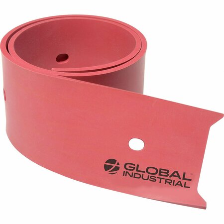 GLOBAL INDUSTRIAL Replacement Rear Squeegee Blade For 13in Scrubber 641789